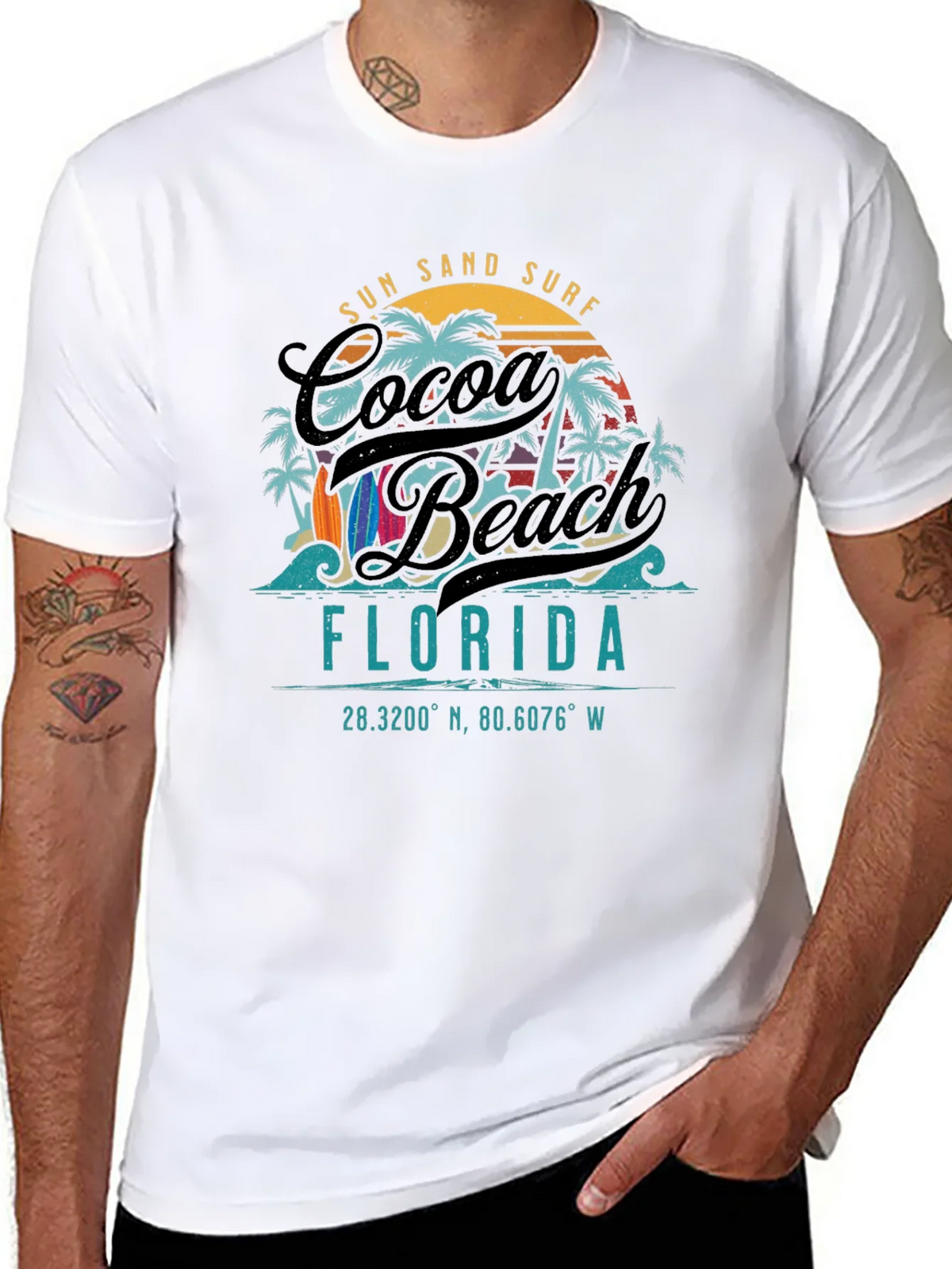 Cocoa Beach Florida Graphic T-Shirt