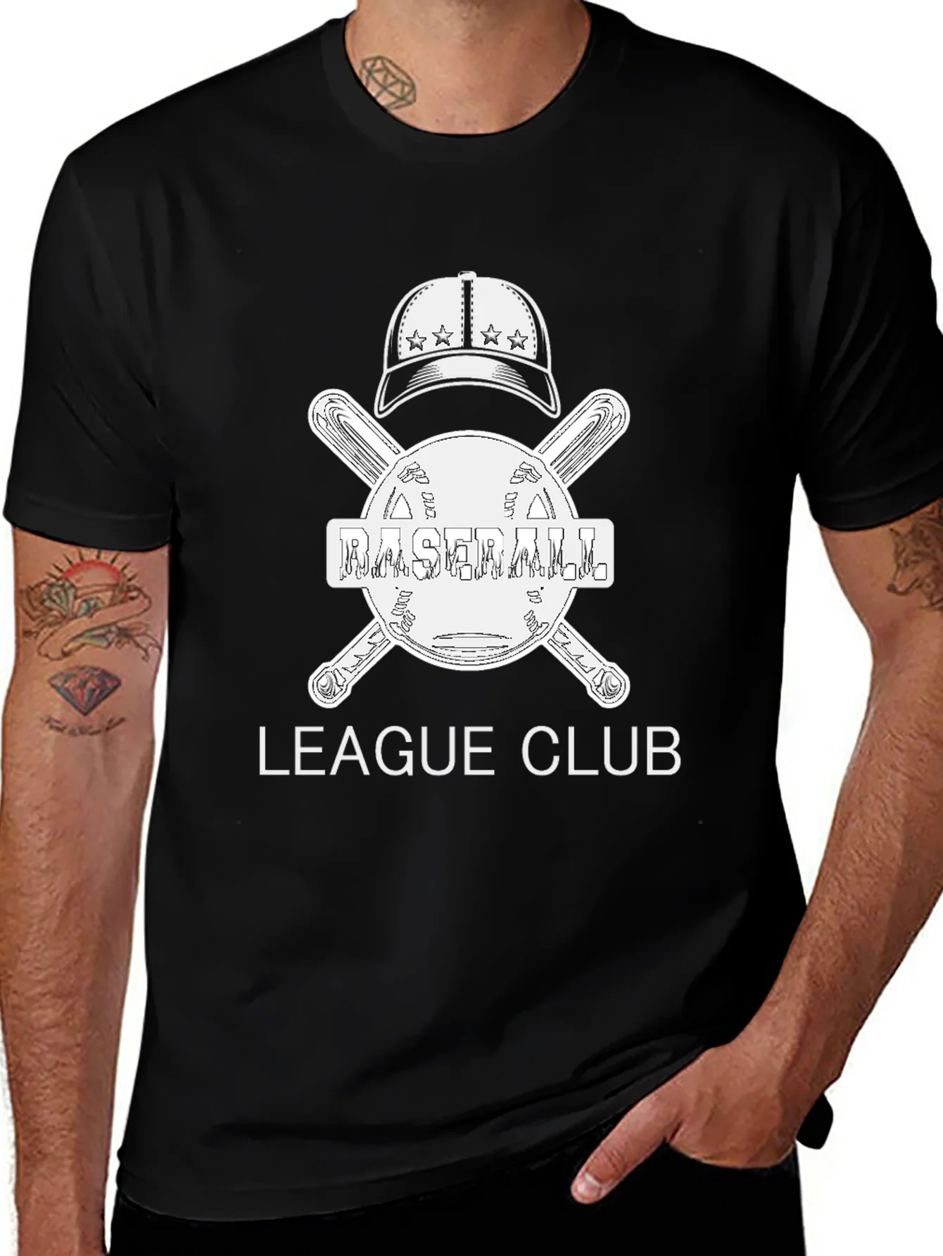 Baseball League Club Tee - Stylish & Comfortable