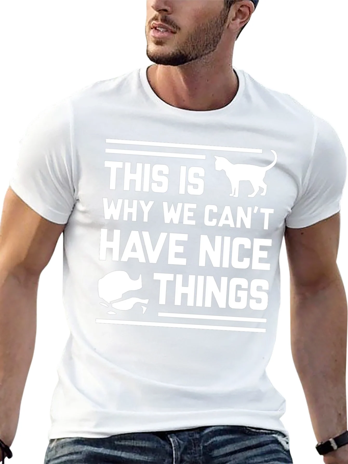Cat Lover T-Shirt: This Is Why We Cant Have Nice Things