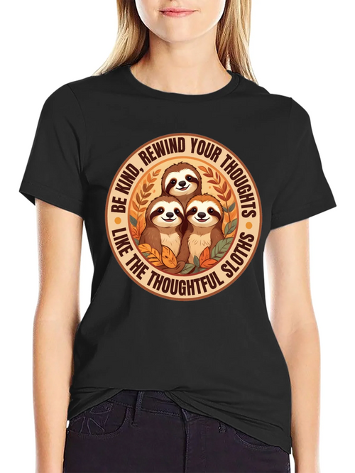 Be Kind Sloth Graphic Tee