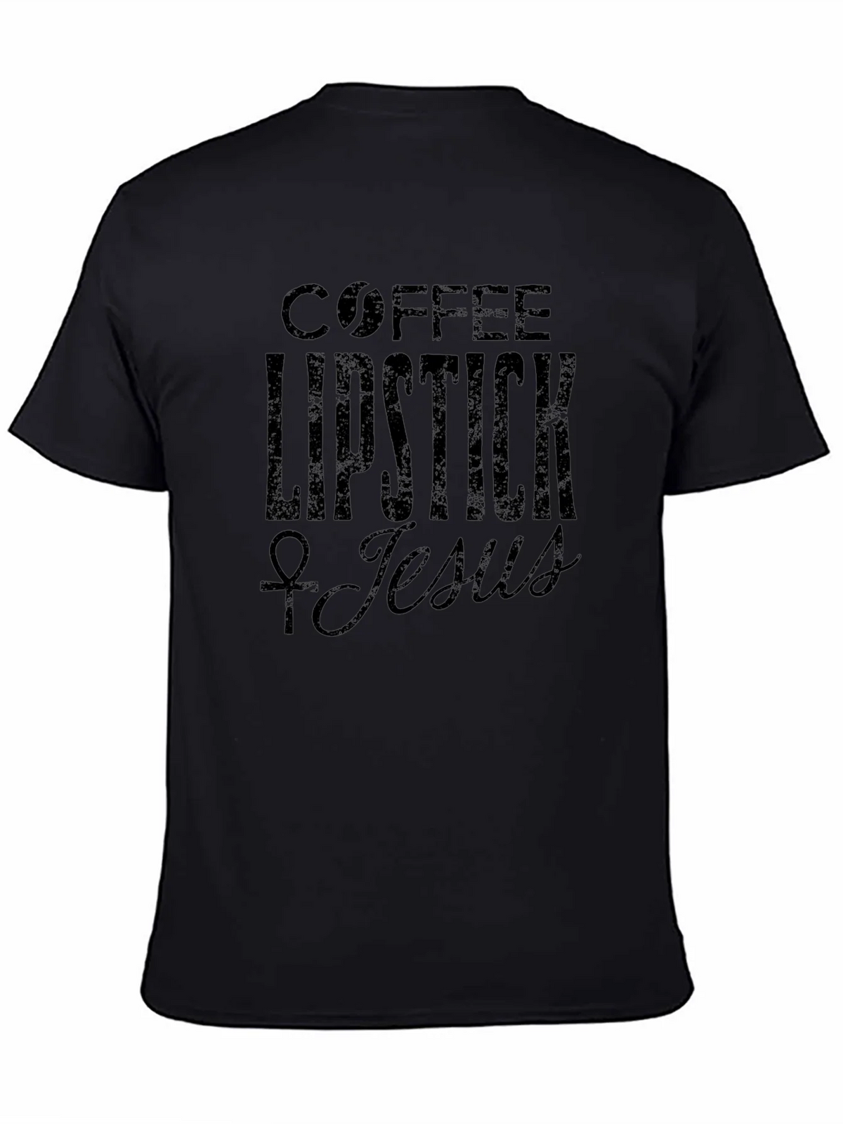 Coffee Lipstick Jesus Graphic Tee