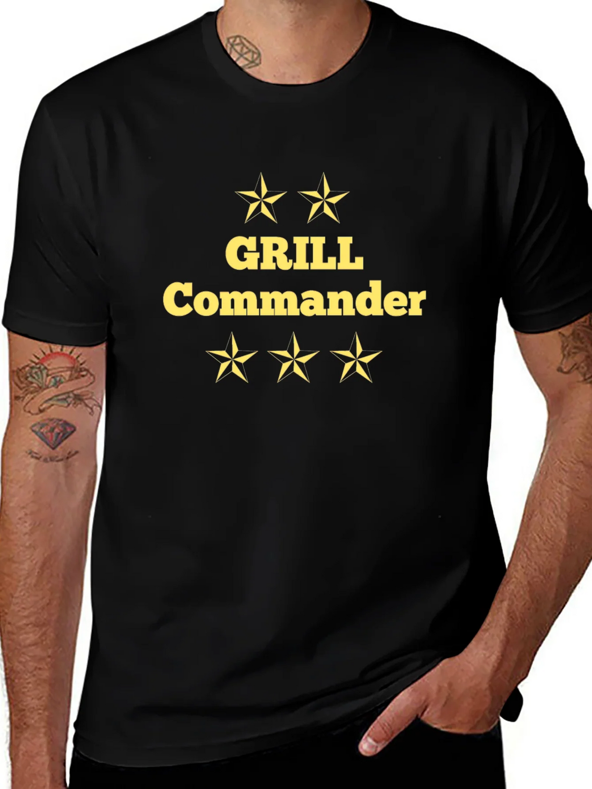 Grill Commander Black T-Shirt