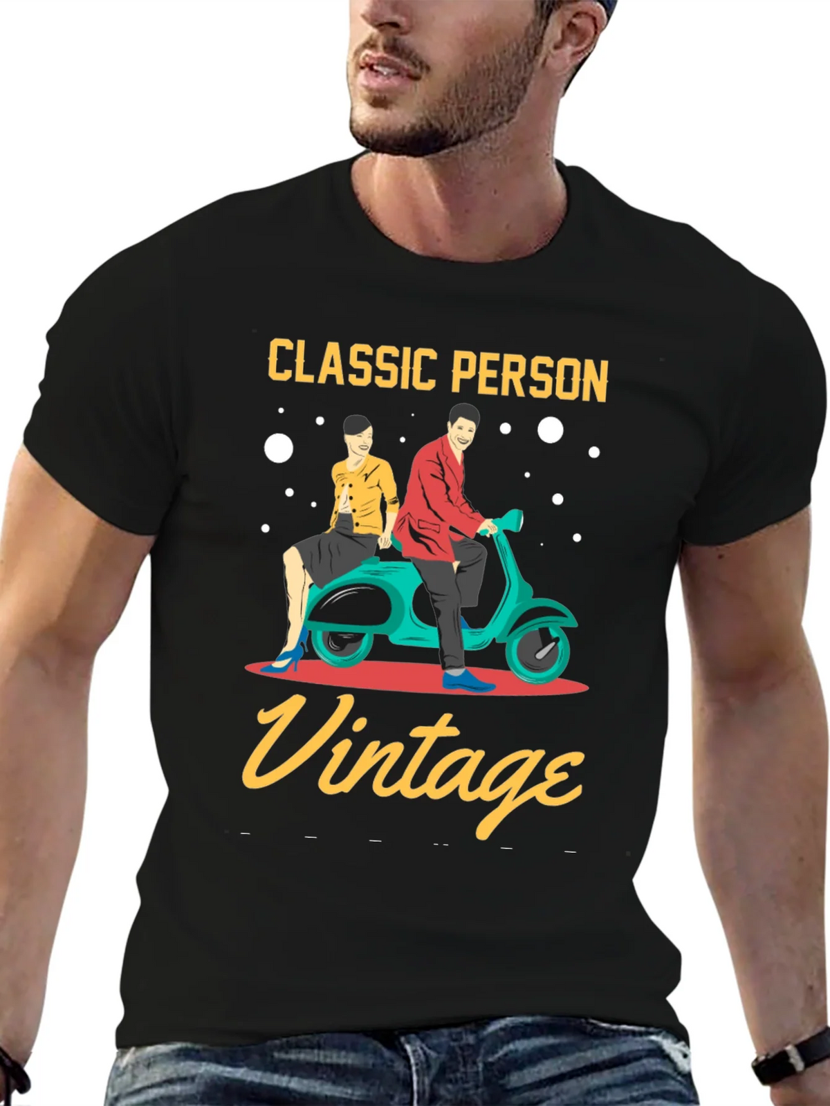 Classic Person Vintage Graphic T-Shirt