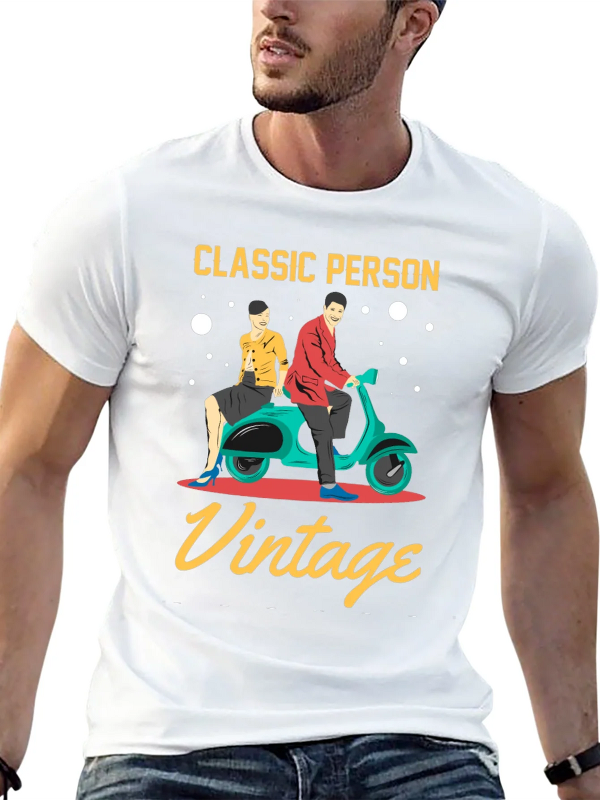 Classic Person Vintage Graphic T-Shirt