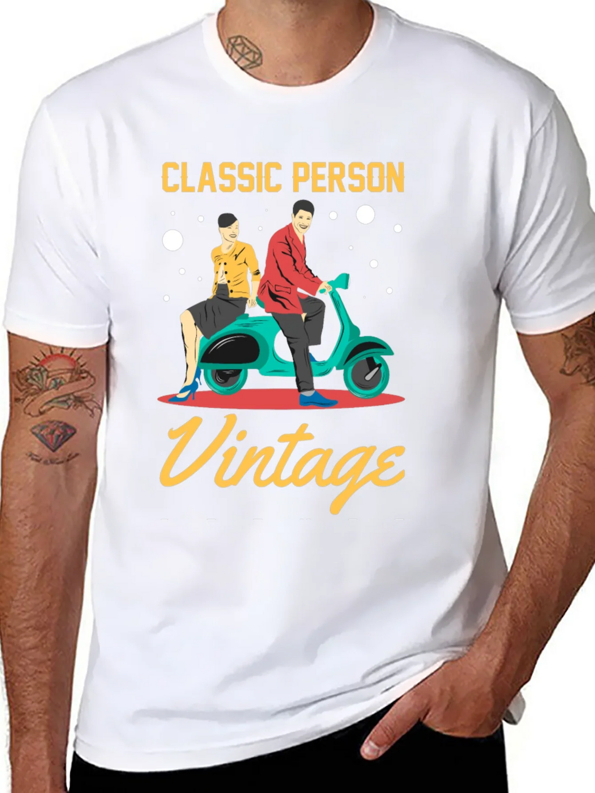 Classic Person Vintage Graphic T-Shirt