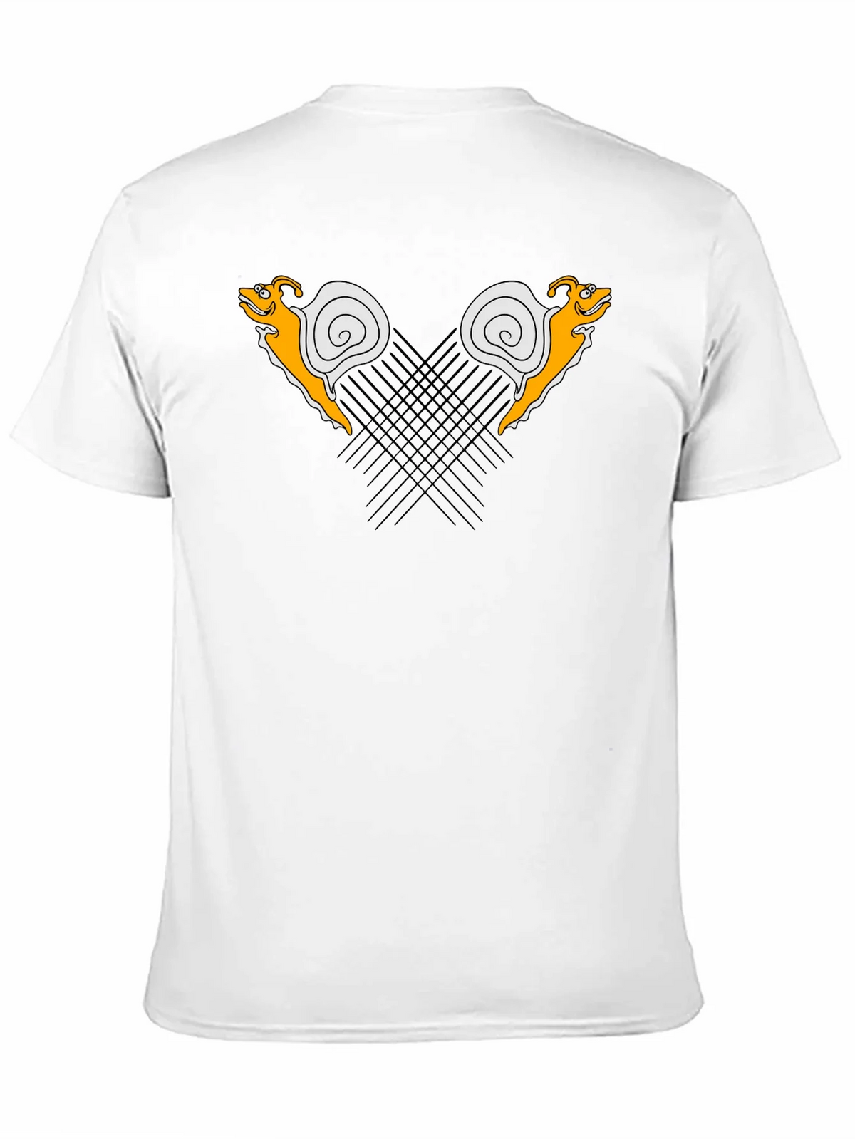 Fun Snail Graphic Tee - Black Casual T-Shirt