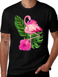 Flamingo Floral Graphic Tee