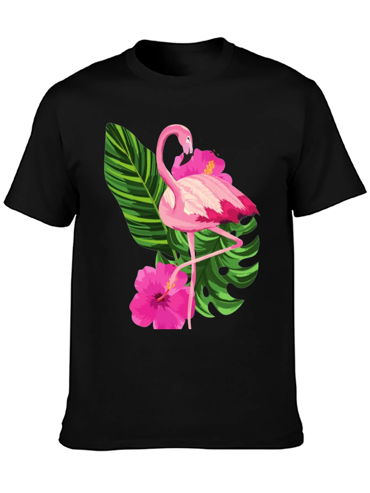 Flamingo Floral Graphic Tee
