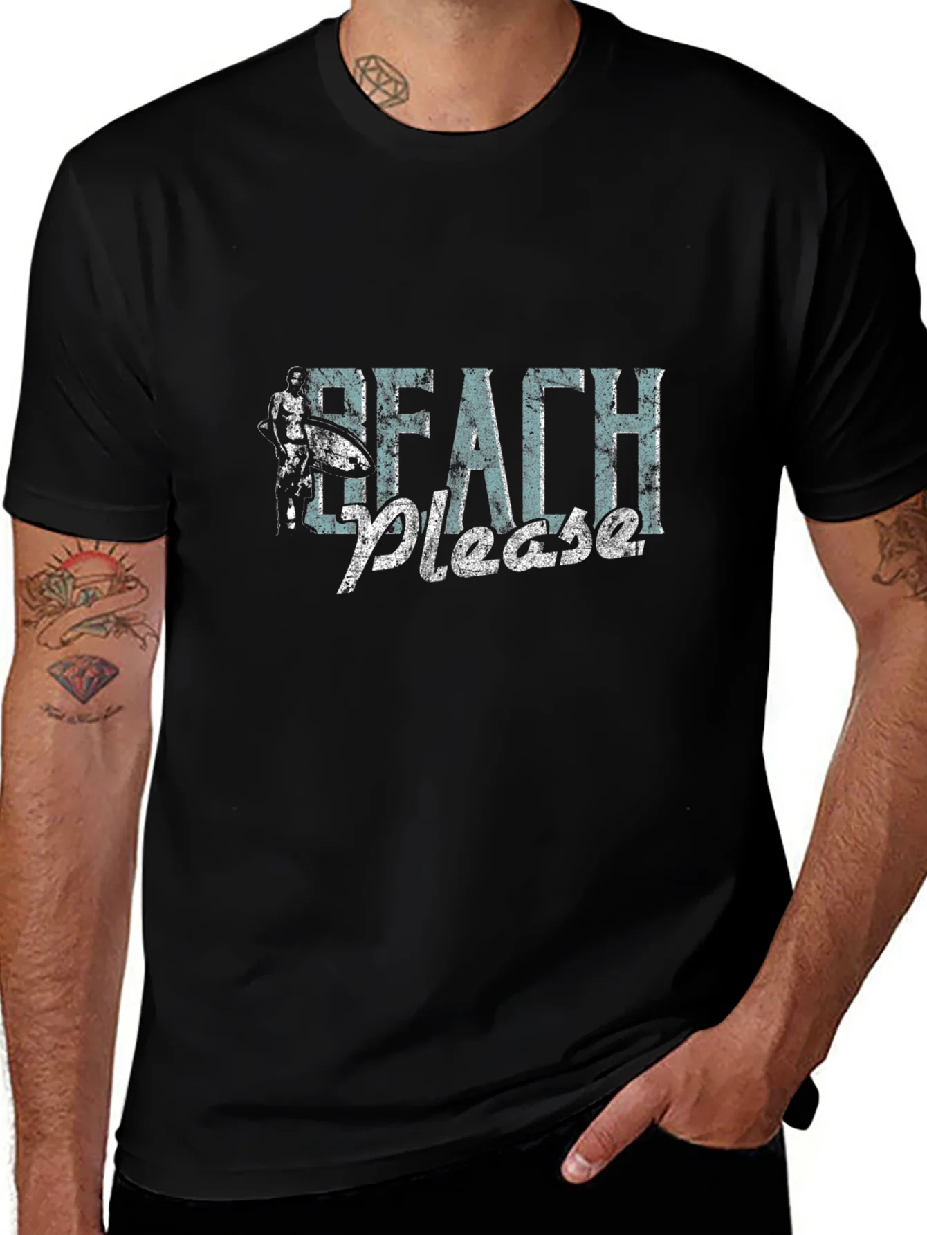 Beach Please T-Shirt: Stylish Summer Graphic Tee