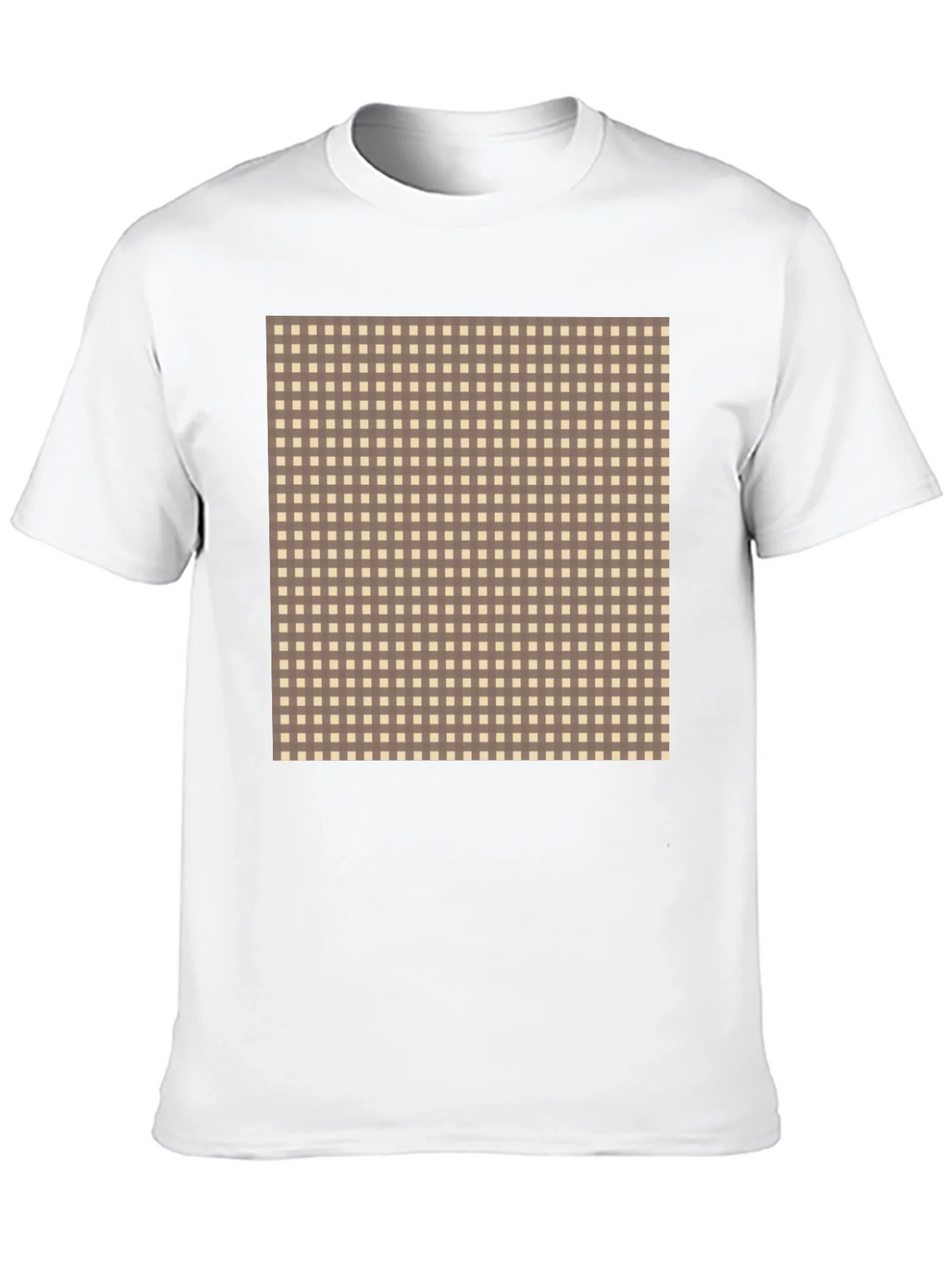 Checkered Patterned T-Shirt