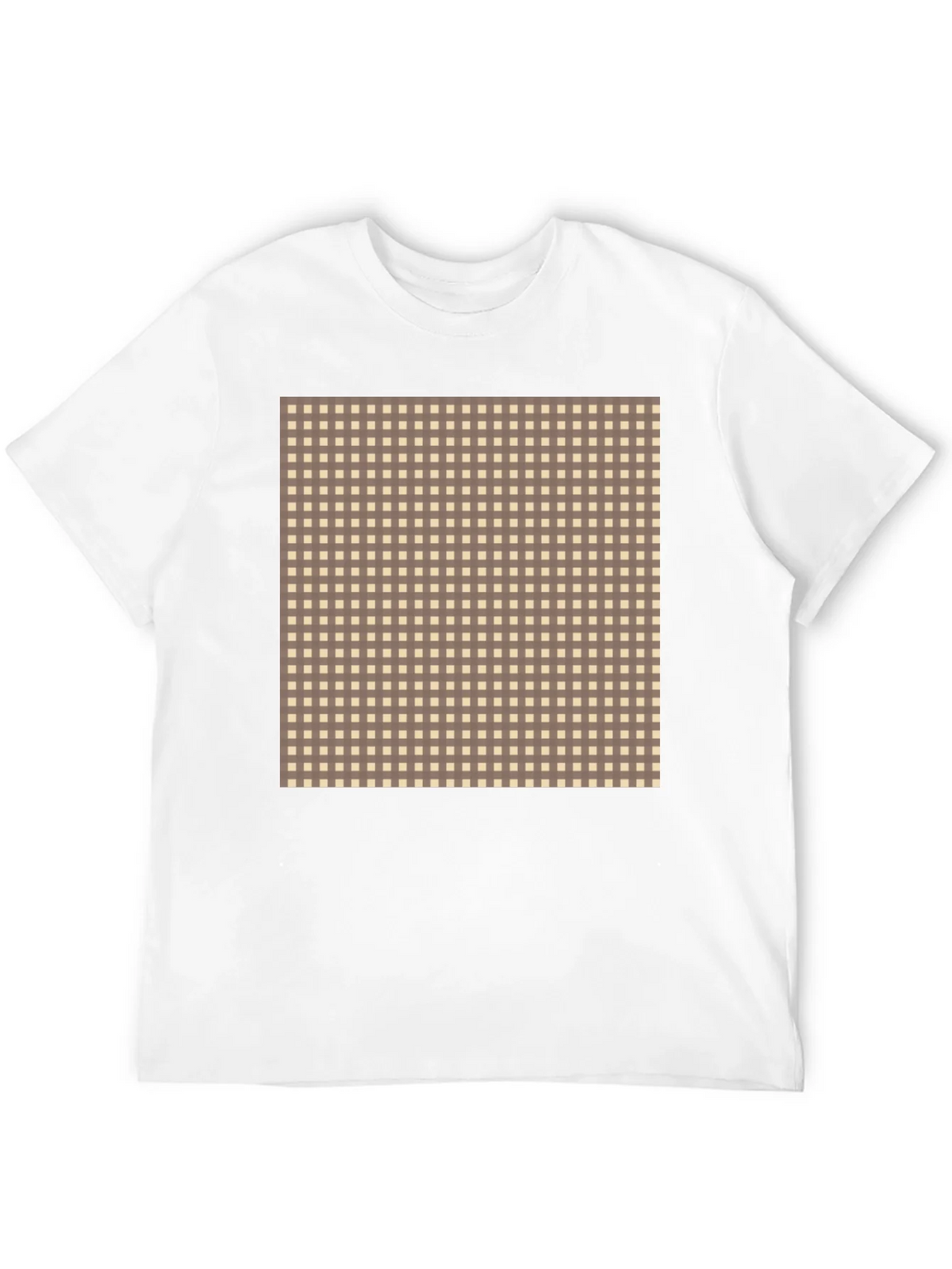 Checkered Patterned T-Shirt
