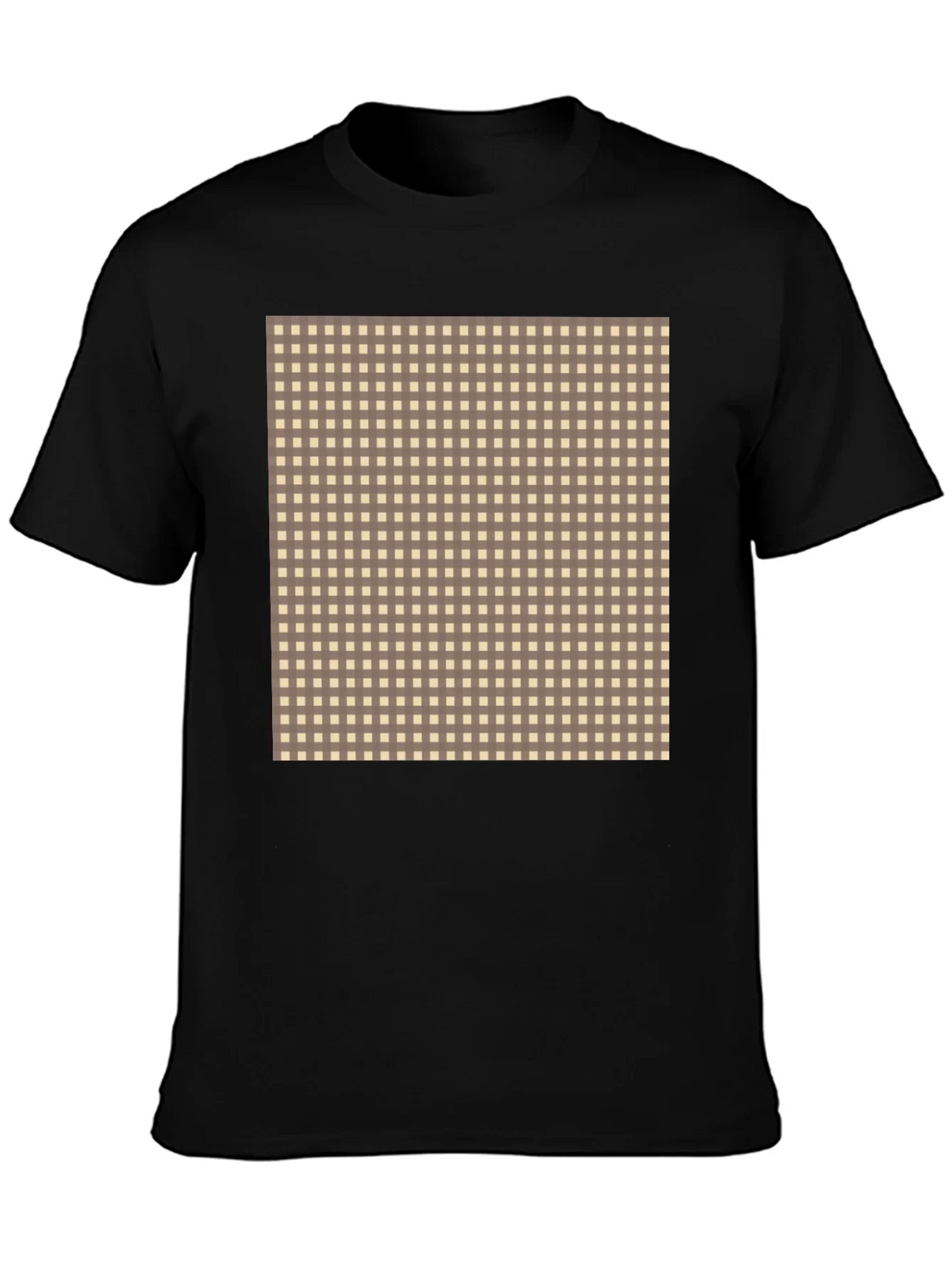 Checkered Patterned T-Shirt