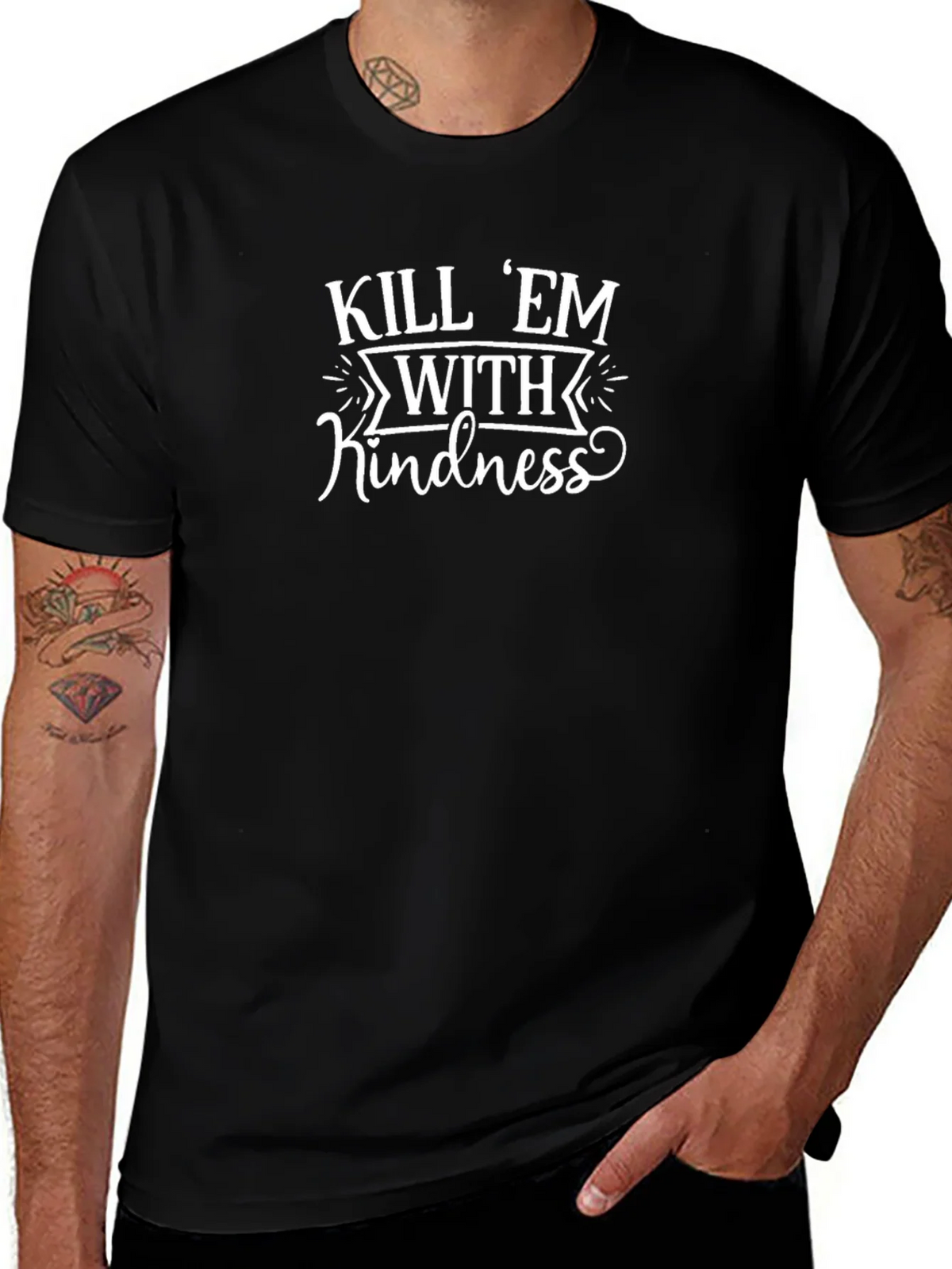 Kill Em with Kindness Graphic Tee