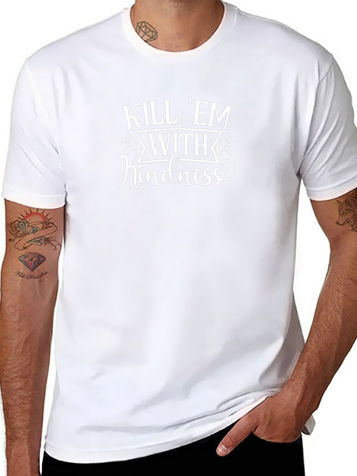Kill Em with Kindness Graphic Tee