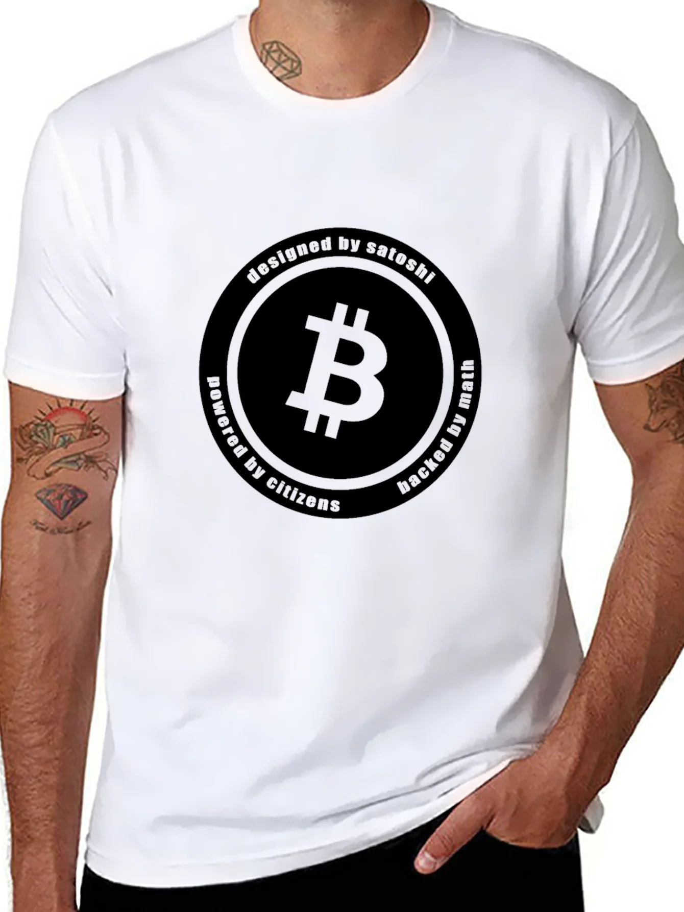 Bitcoin Crypto Graphic Tee - Designed by Satoshi