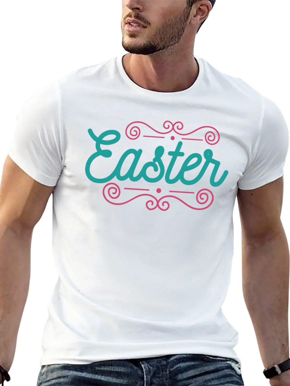 Easter Graphic Tee - Stylish Holiday Apparel