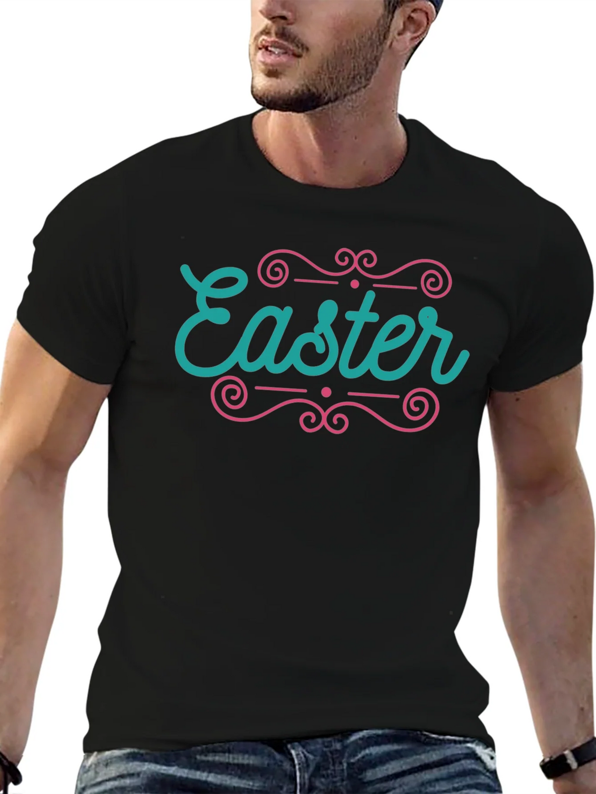 Easter Graphic Tee - Stylish Holiday Apparel