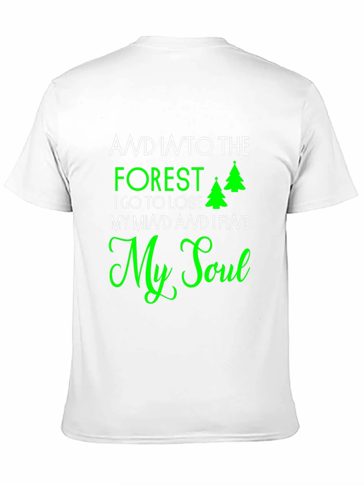 Forest & Soul Graphic Print Tee - Nature Lovers T-Shirt