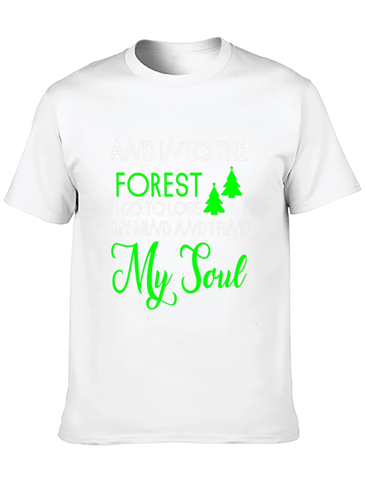 Forest & Soul Graphic Print Tee - Nature Lovers T-Shirt