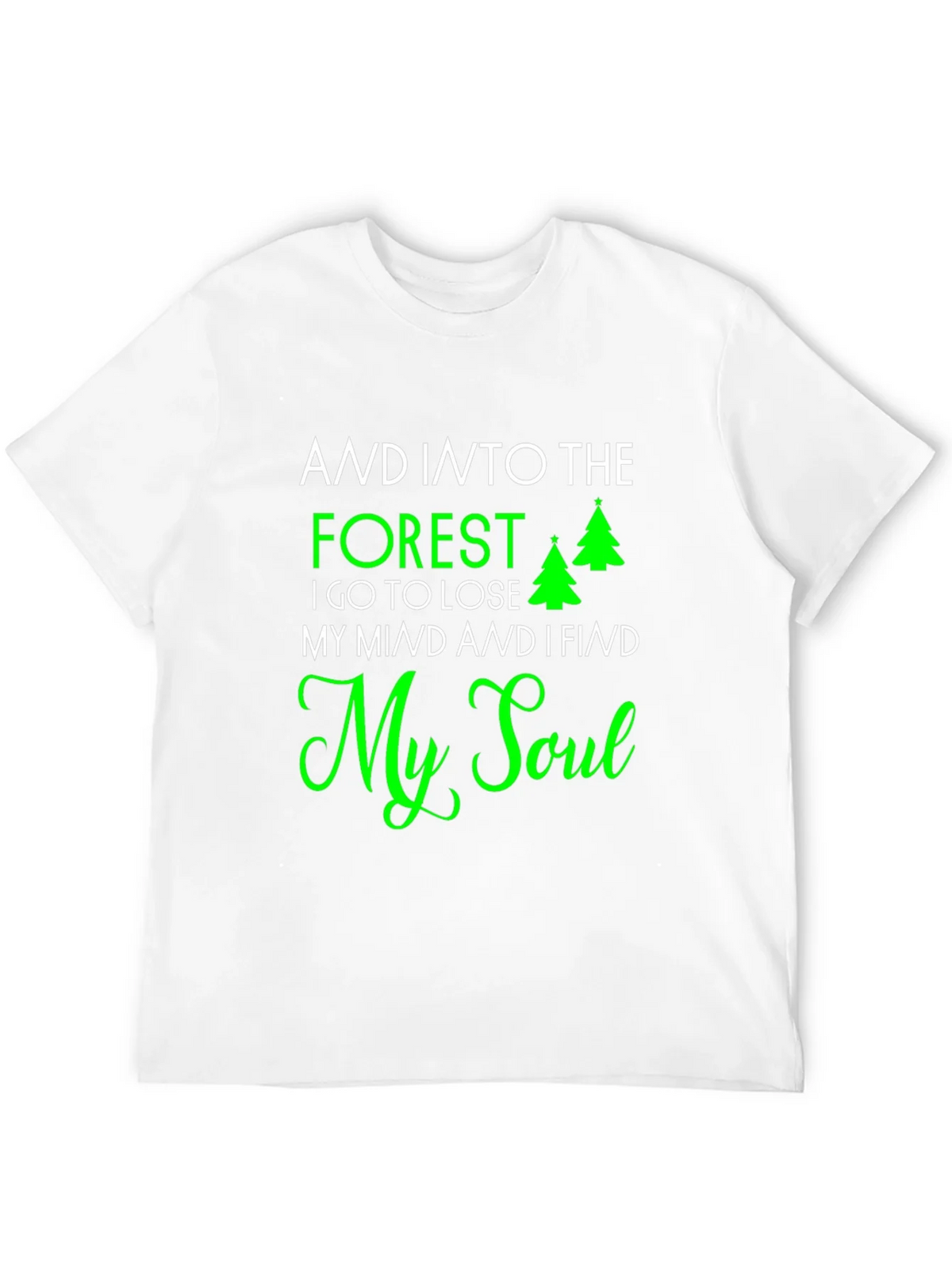 Forest & Soul Graphic Print Tee - Nature Lovers T-Shirt