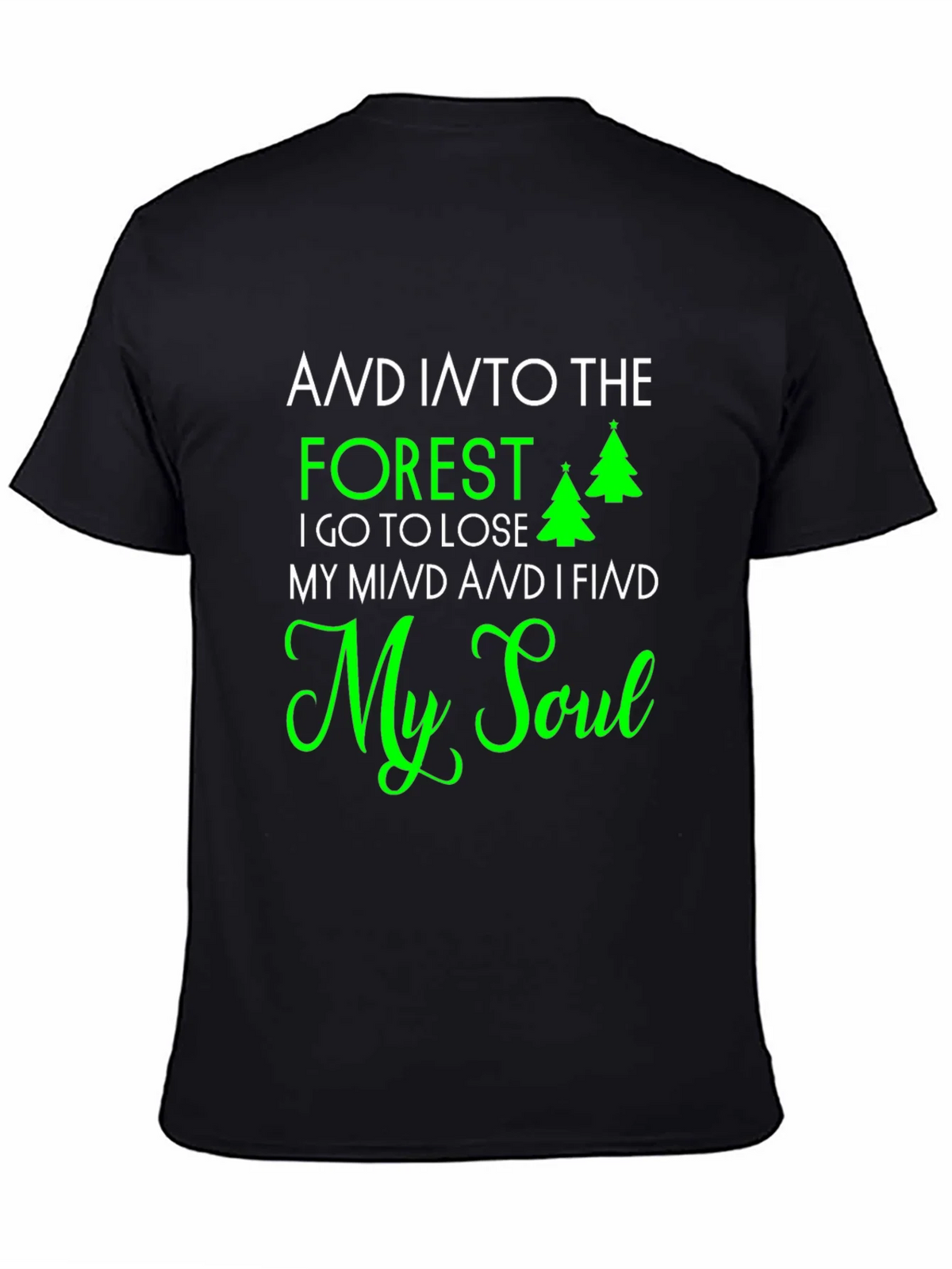 Forest & Soul Graphic Print Tee - Nature Lovers T-Shirt