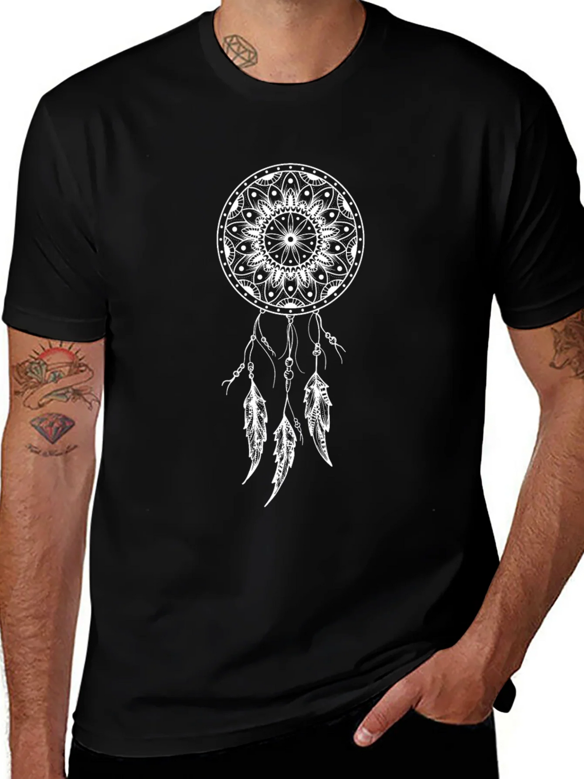 Dreamcatcher Graphic Black T-Shirt