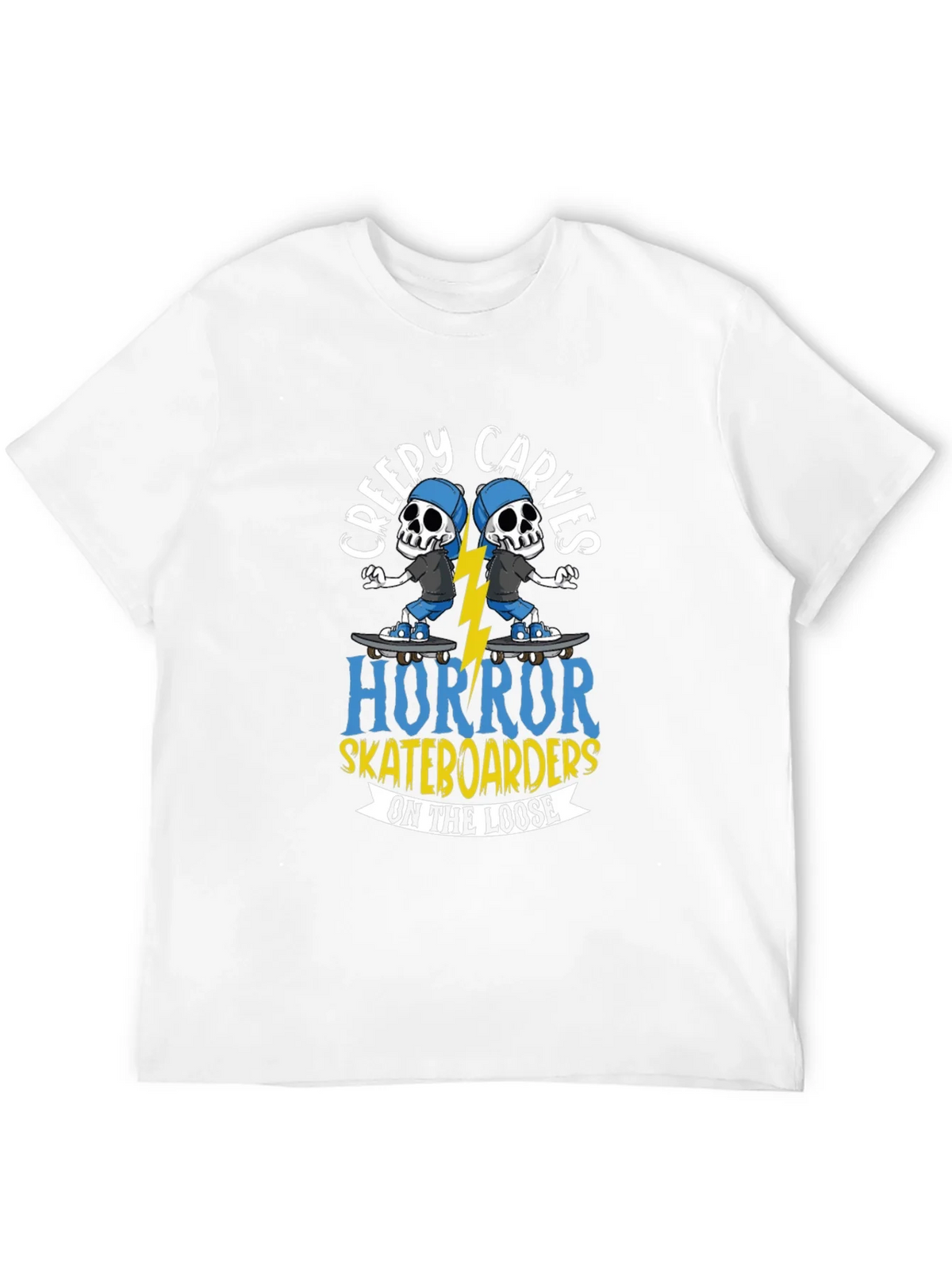 Creepy Carves Horror Skateboarders T-Shirt