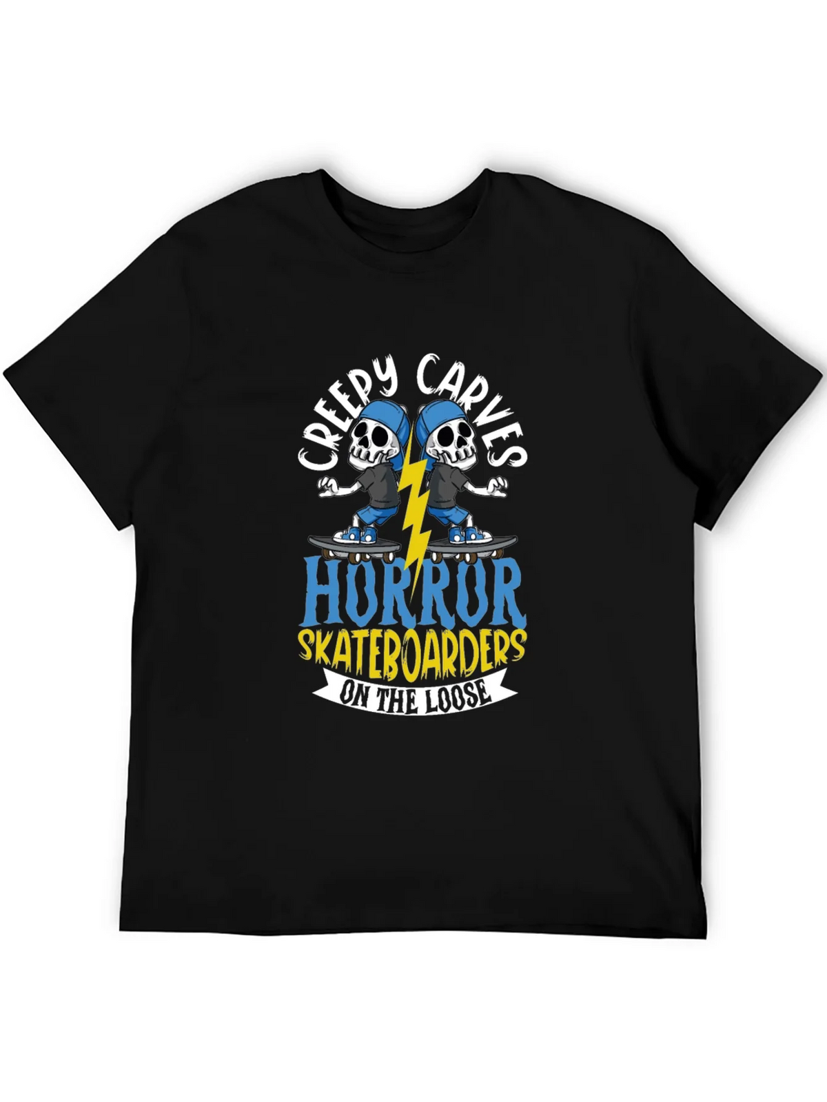 Creepy Carves Horror Skateboarders T-Shirt