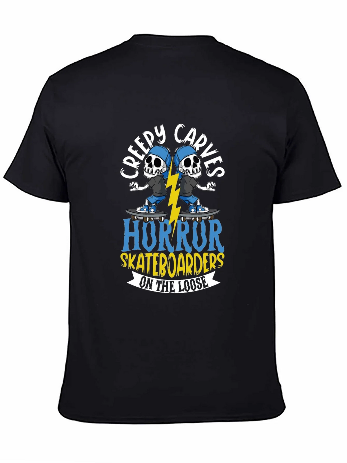 Creepy Carves Horror Skateboarders T-Shirt