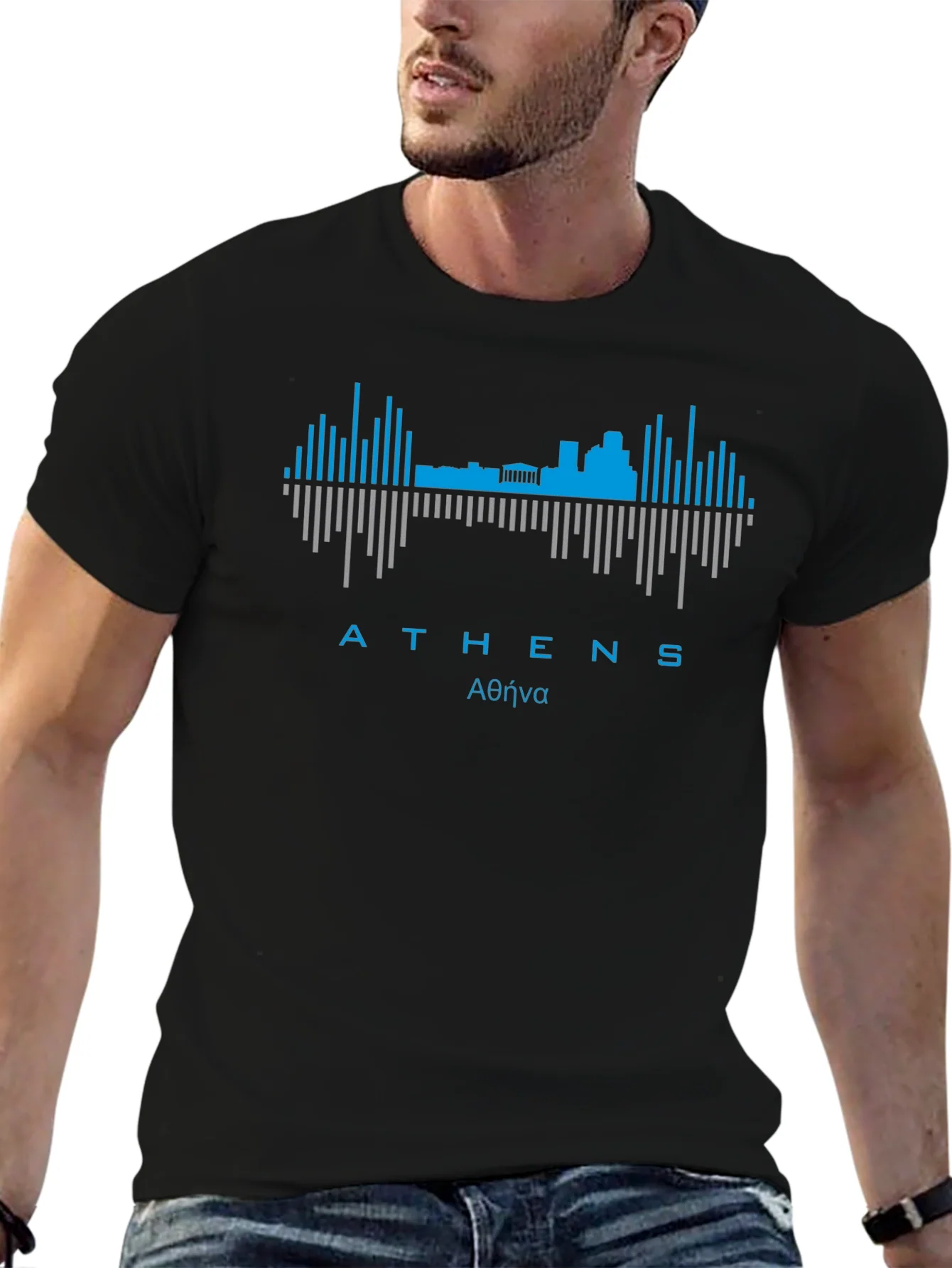 Athens Skyline Graphic Tee
