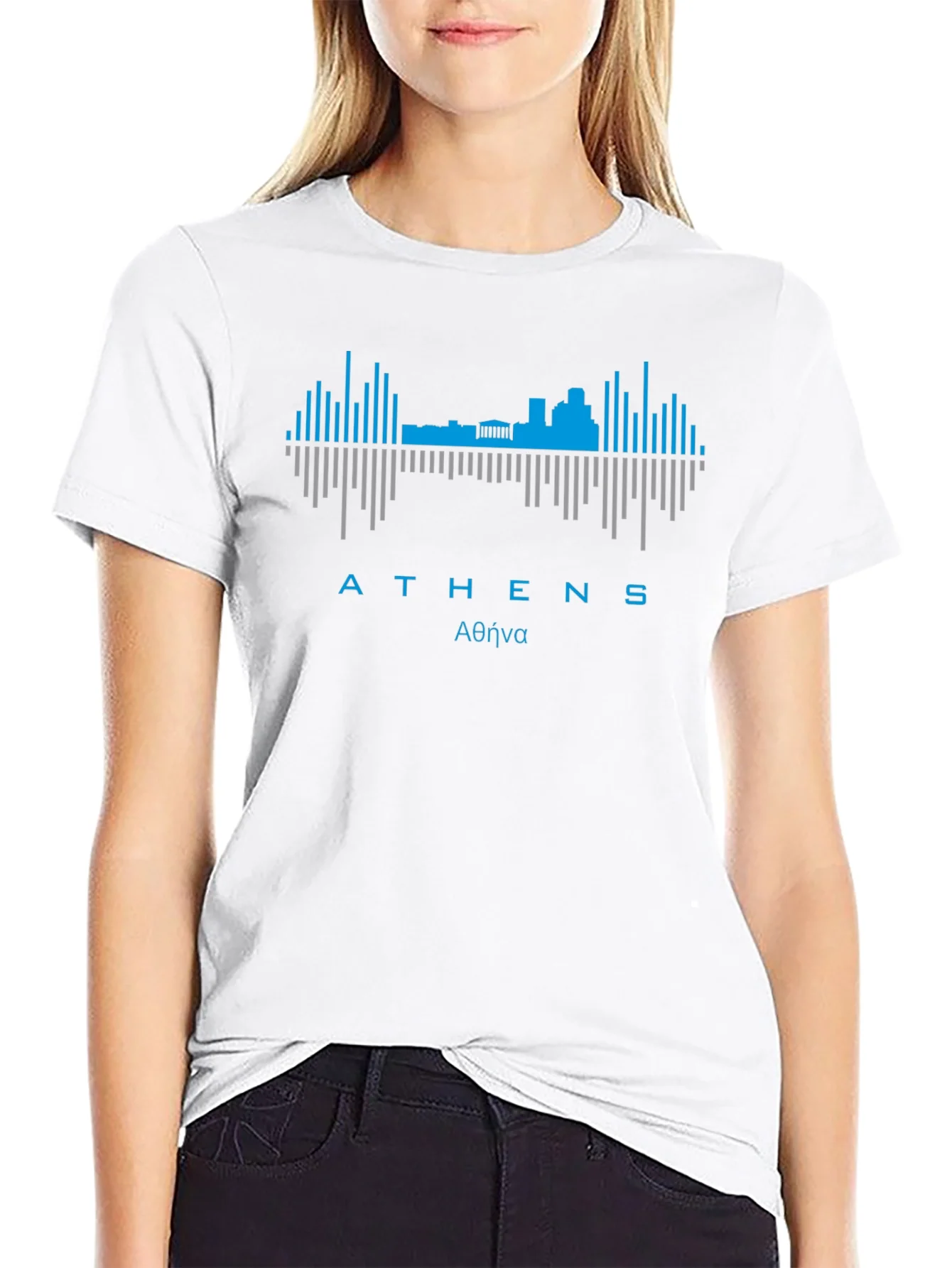 Athens Skyline Graphic Tee