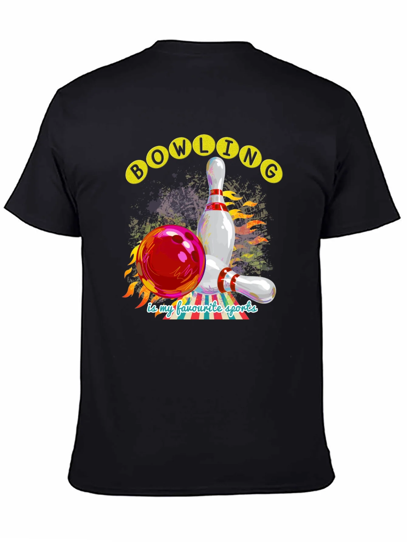 Bowling is My Favorite Sports Graphic Tee