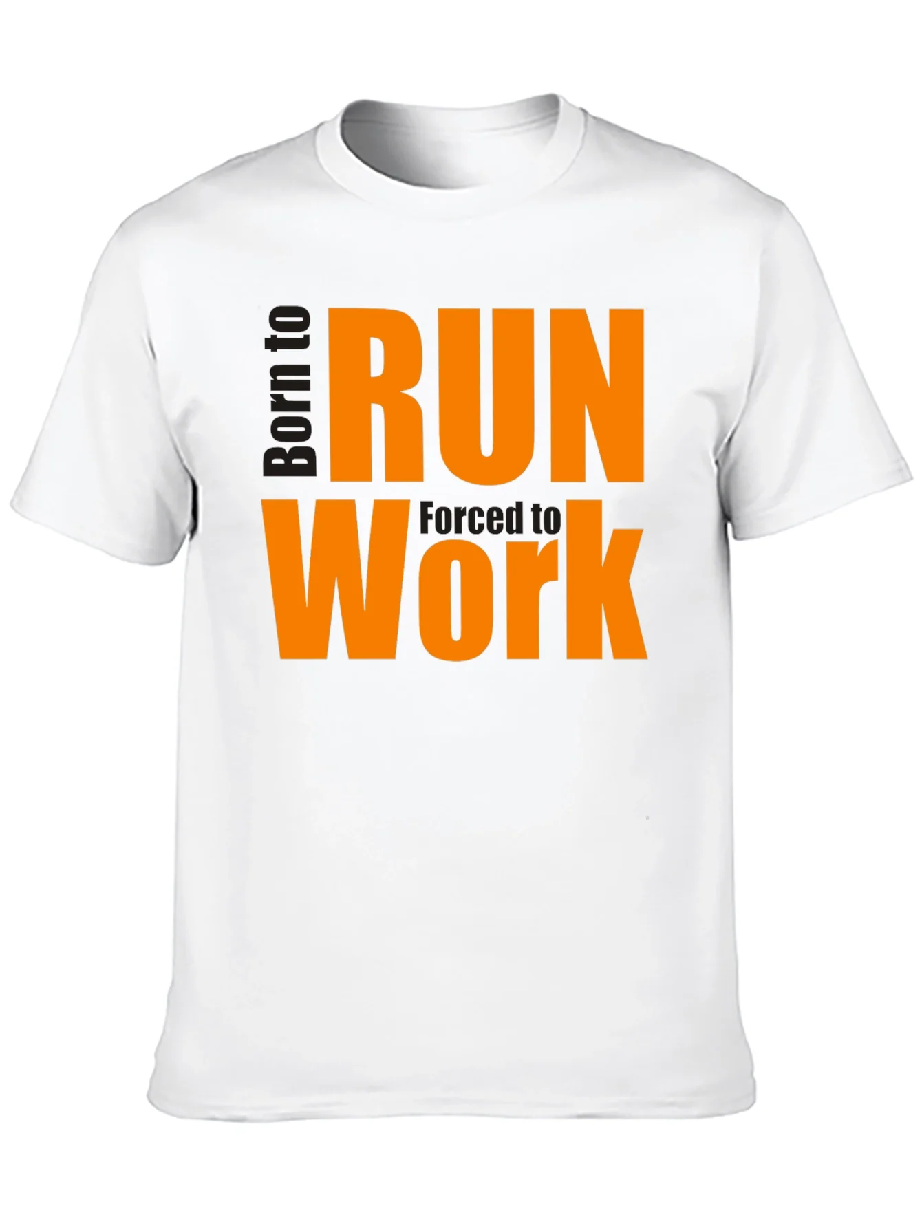 Born to Run Work T-Shirt - Black
