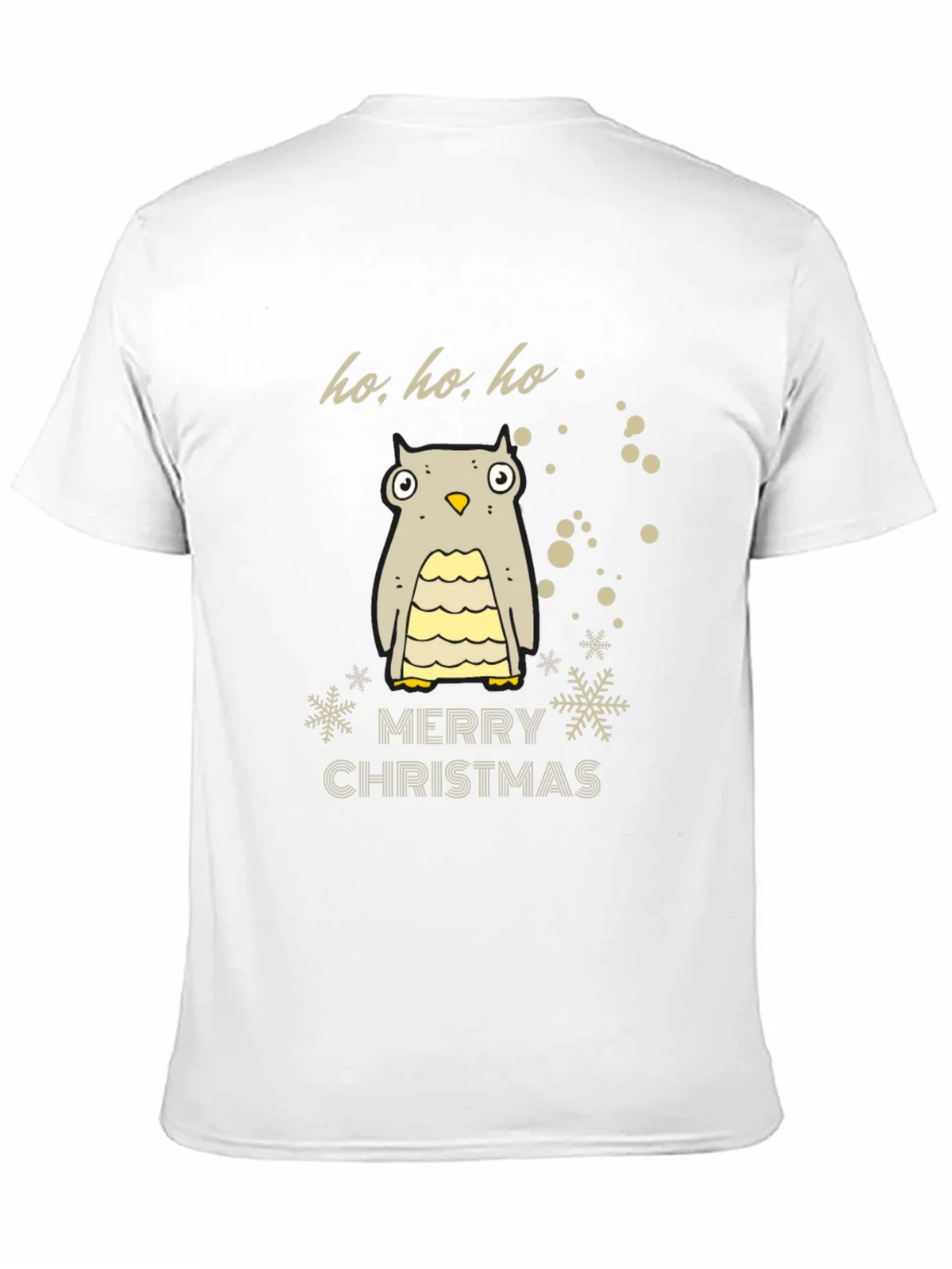 Festive Owl Merry Christmas Holiday T-Shirt