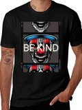 Be Kind Clown Skull Graphic T-Shirt