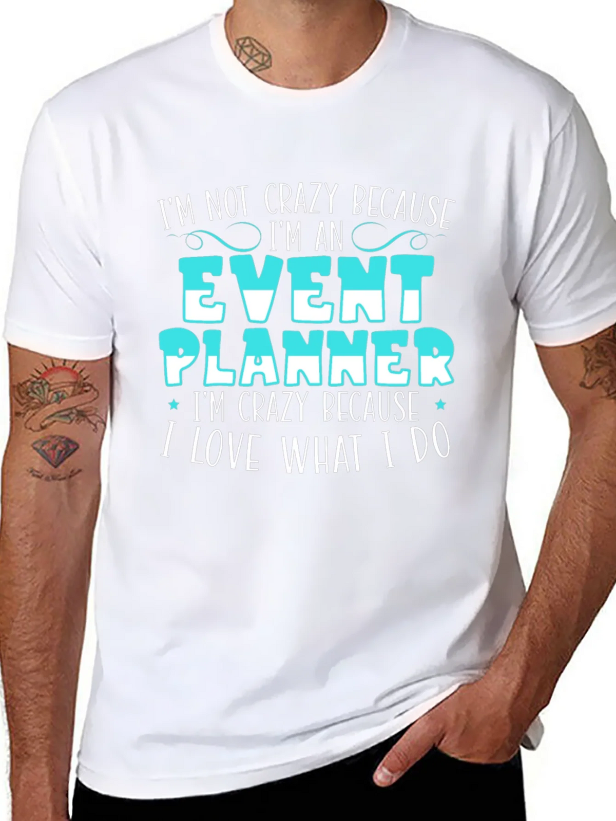 Event Planner T-Shirt - Im Not Crazy Because Funny Tee