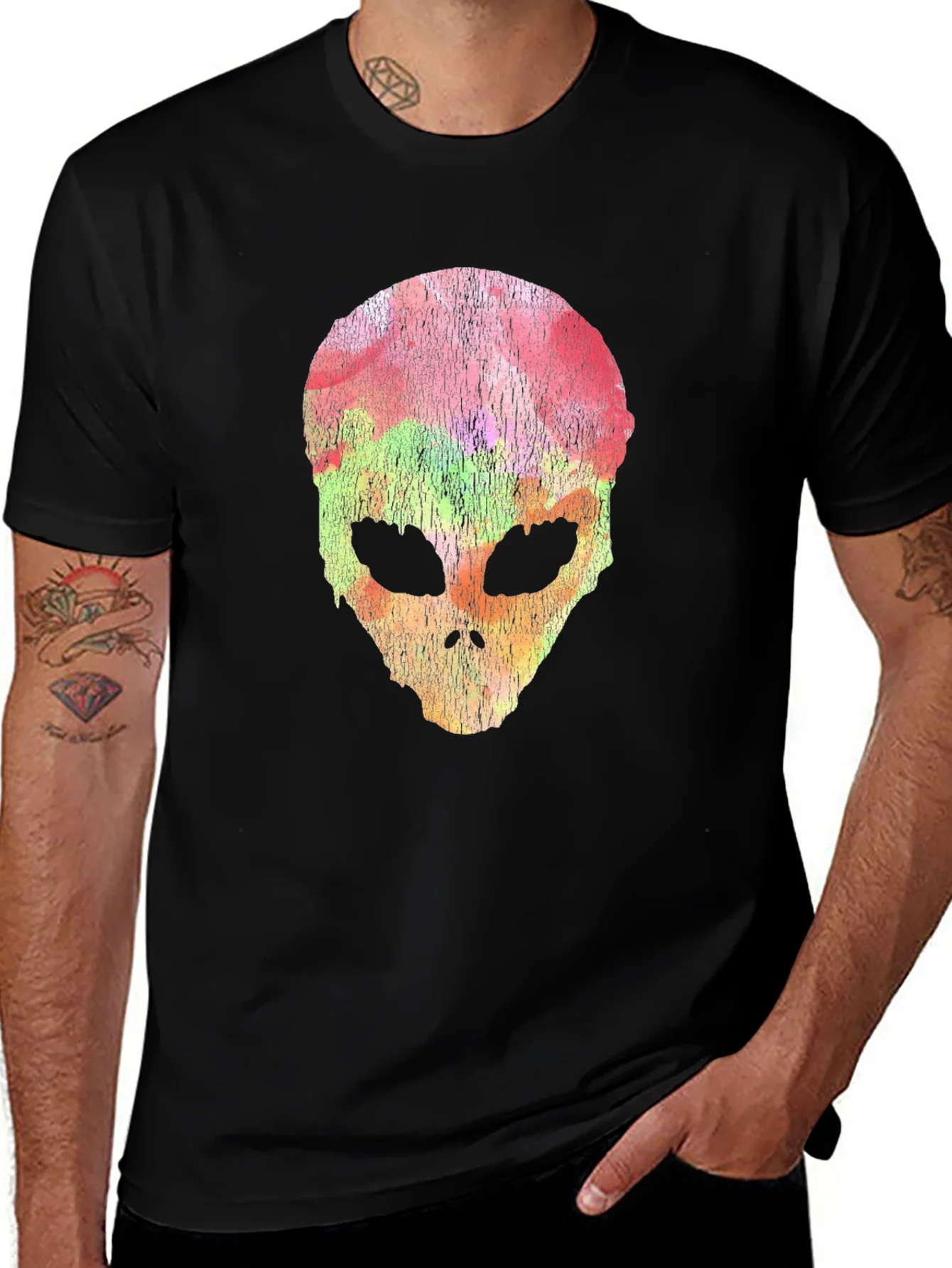 Alien Head Graphic Tee