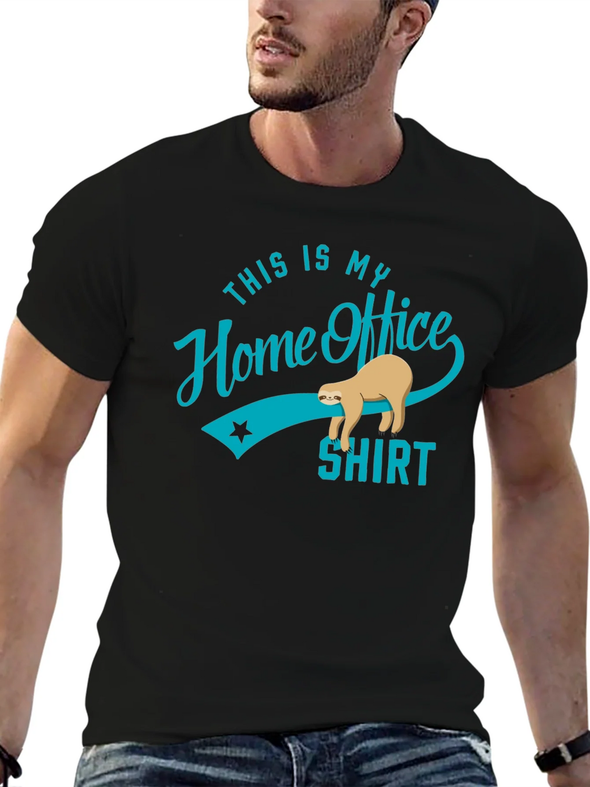 Home Office Sloth T-Shirt - Funny Work From Home Tee