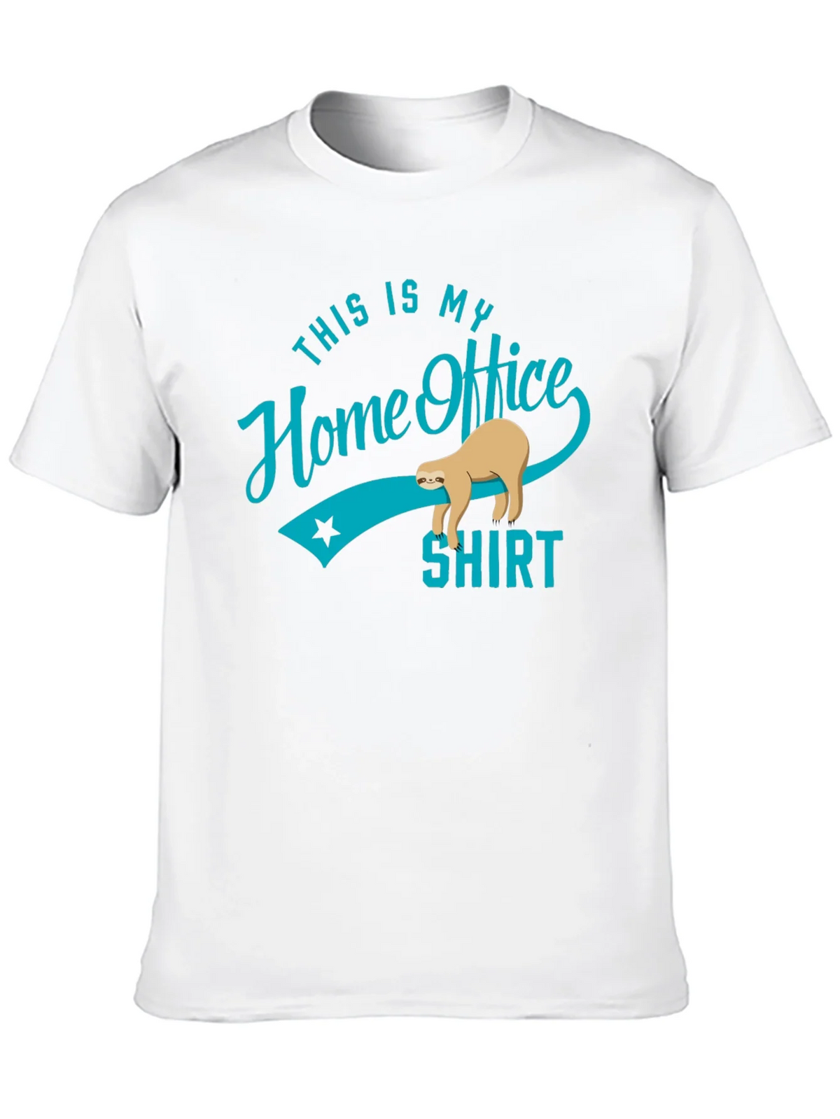 Home Office Sloth T-Shirt - Funny Work From Home Tee