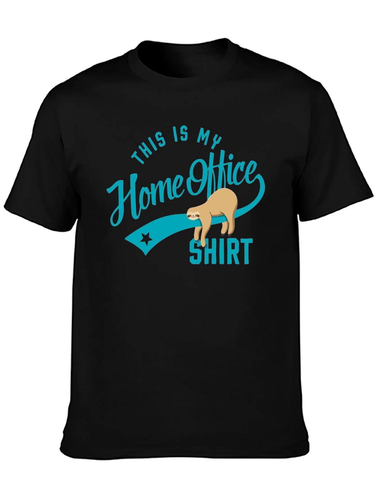 Home Office Sloth T-Shirt - Funny Work From Home Tee