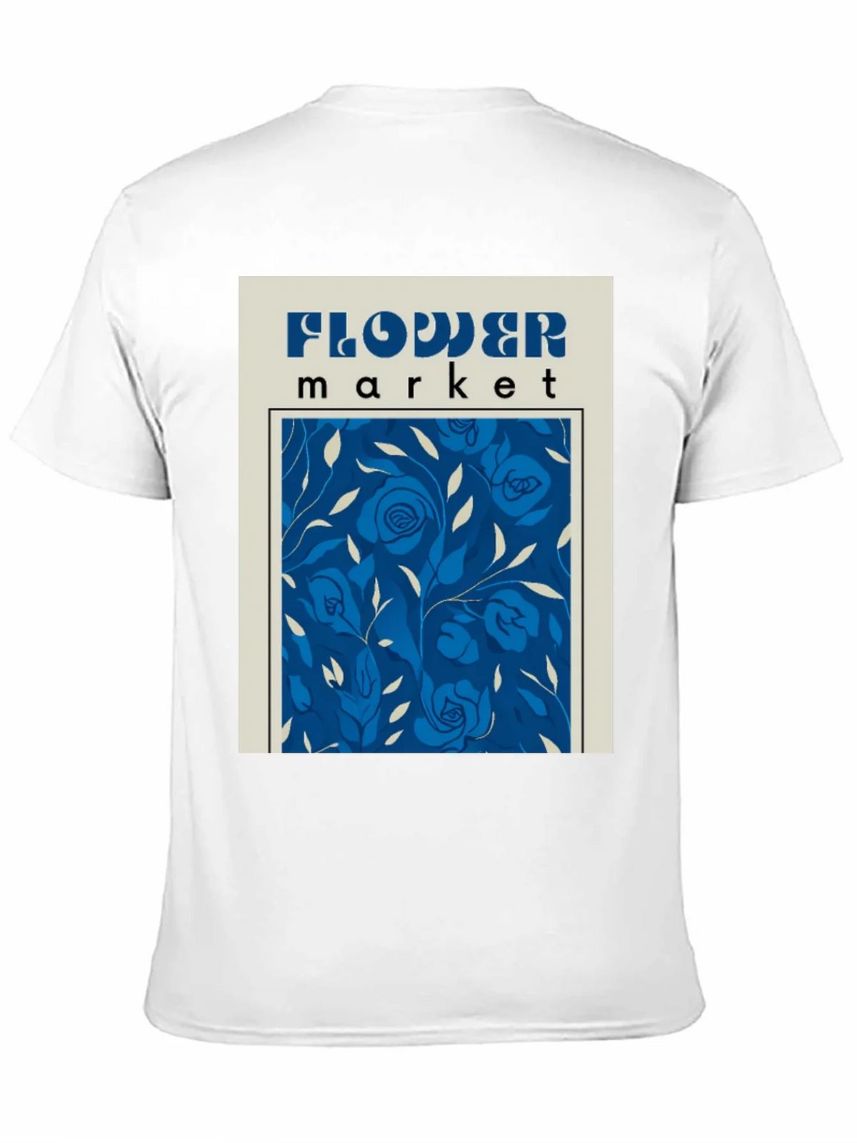 Flower Market Graphic Tee - Retro Floral Design