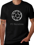 FC Barcelona Soccer Ball Graphic T-Shirt