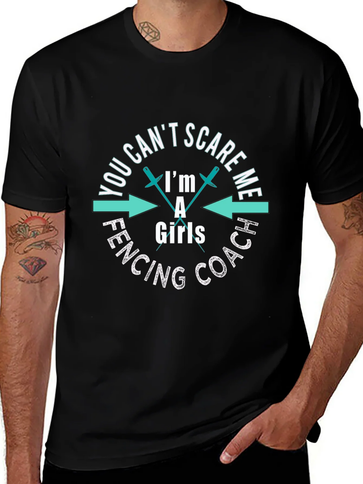 Funny Fencing Coach Girls T-Shirt