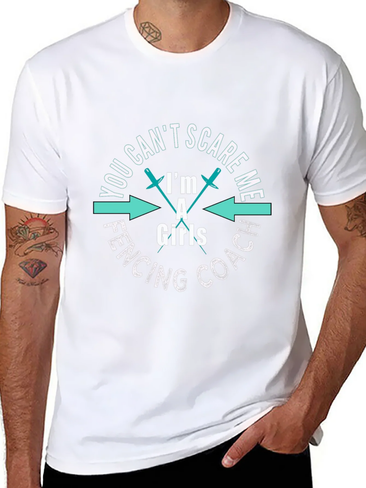 Funny Fencing Coach Girls T-Shirt
