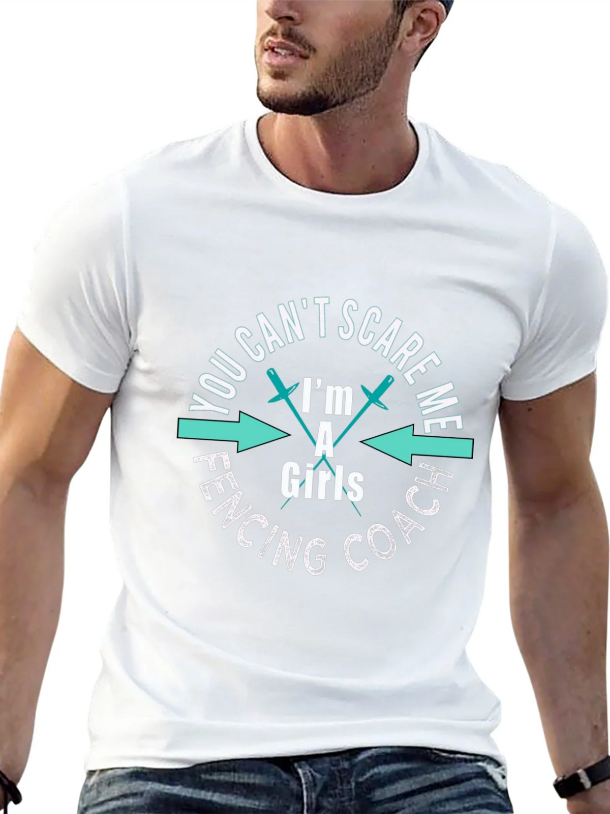 Funny Fencing Coach Girls T-Shirt