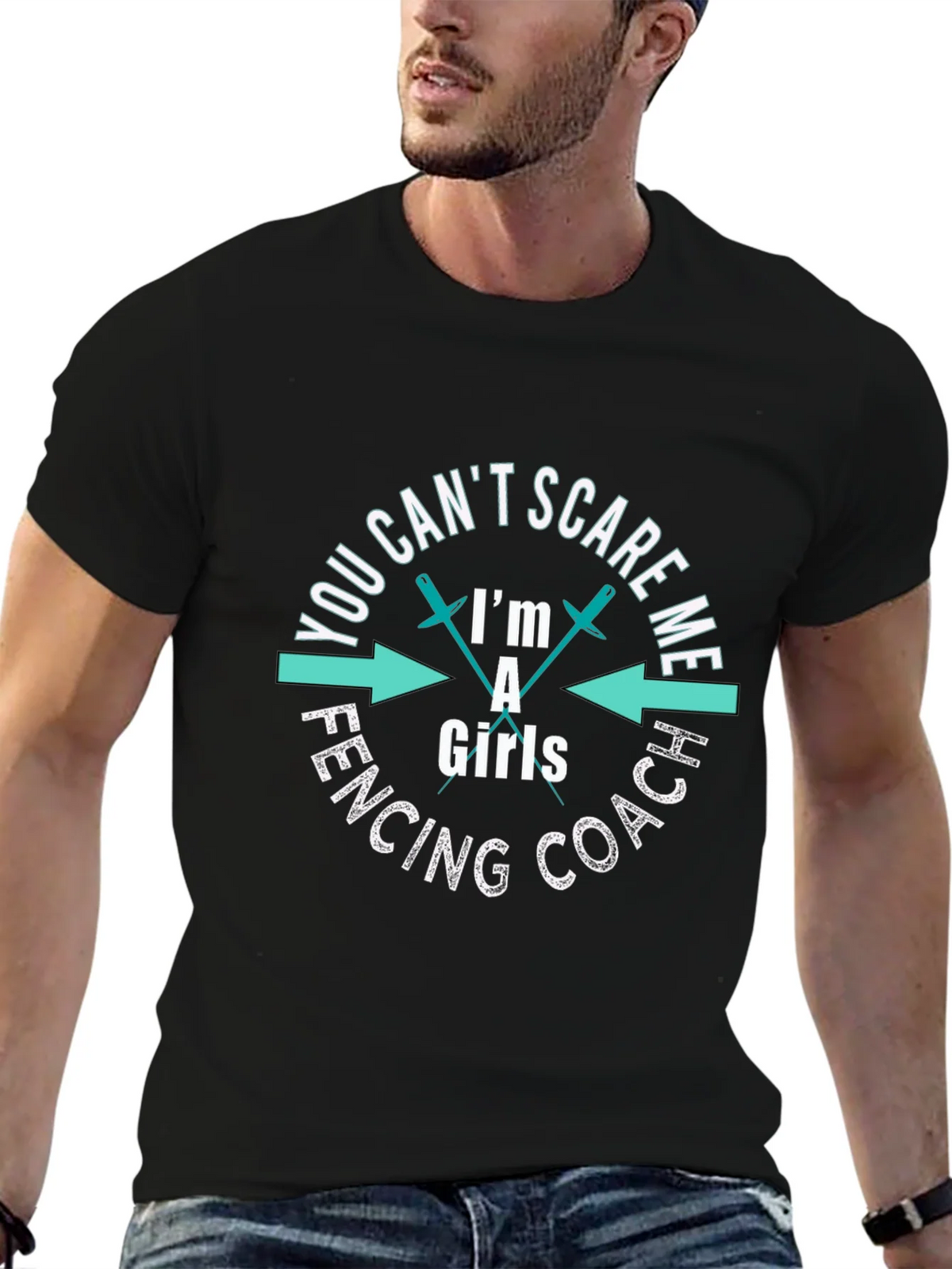 Funny Fencing Coach Girls T-Shirt