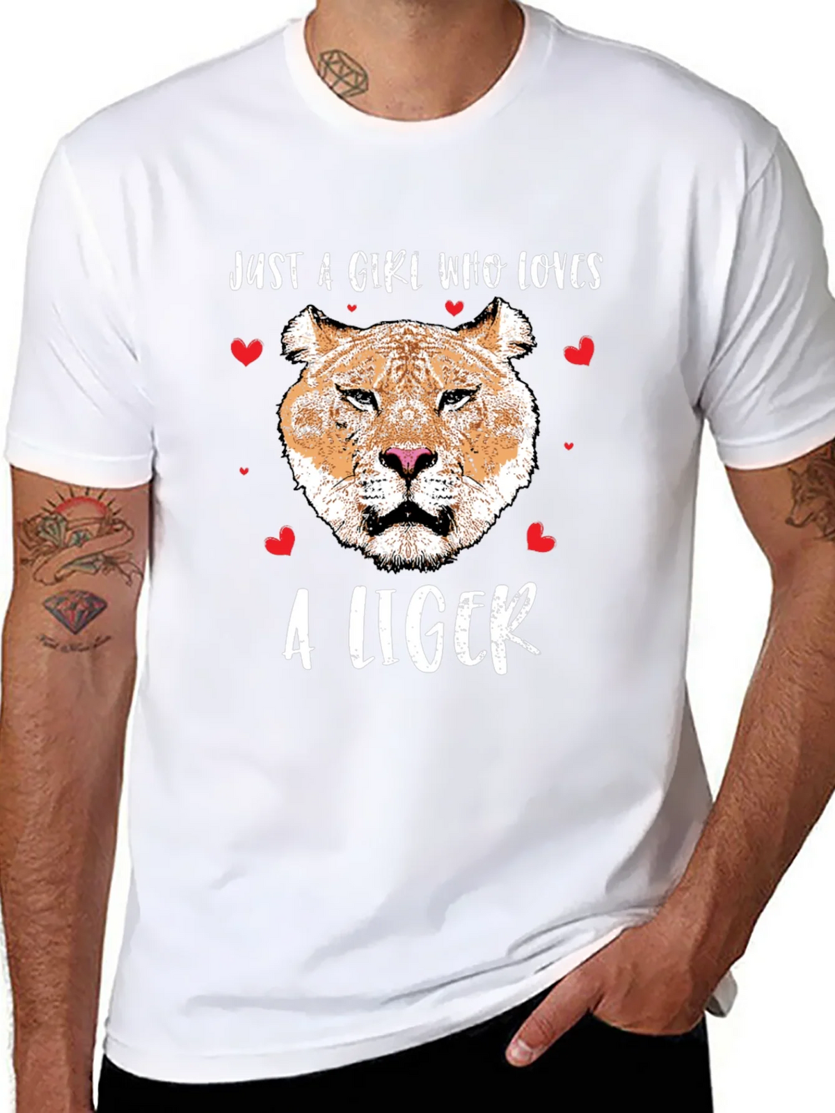 Just a Girl Who Loves Ligers T-Shirt