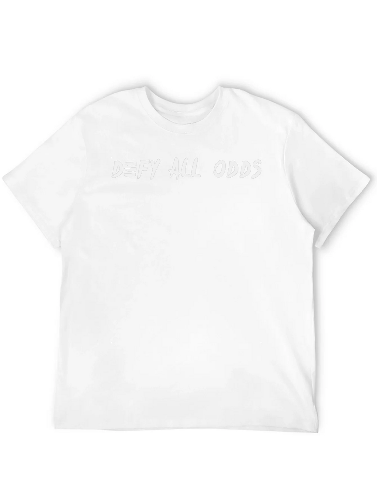 Defy All Odds Black Graphic Tee