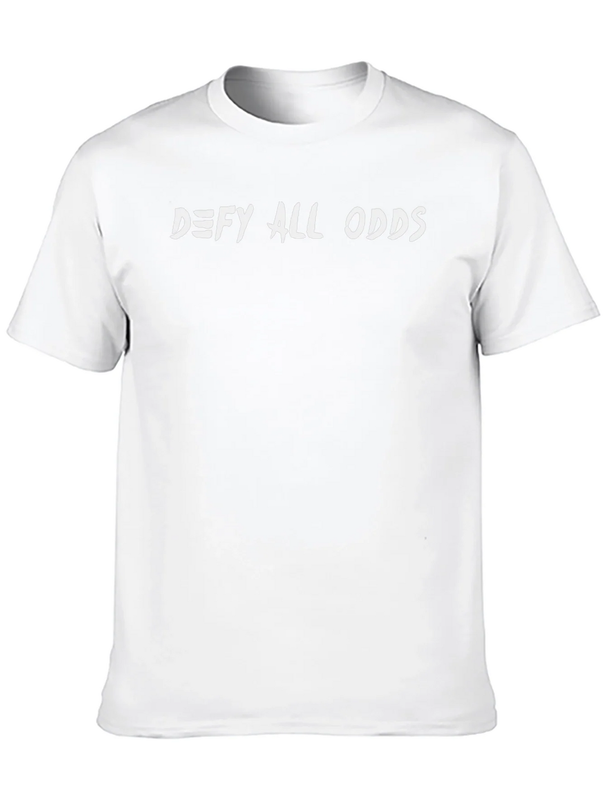 Defy All Odds Black Graphic Tee