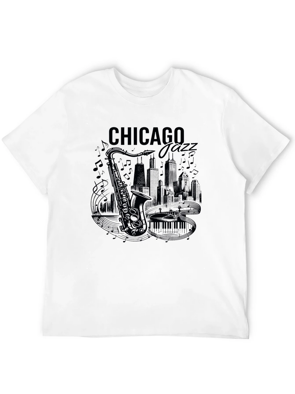 Chicago Jazz Saxophone T-Shirt
